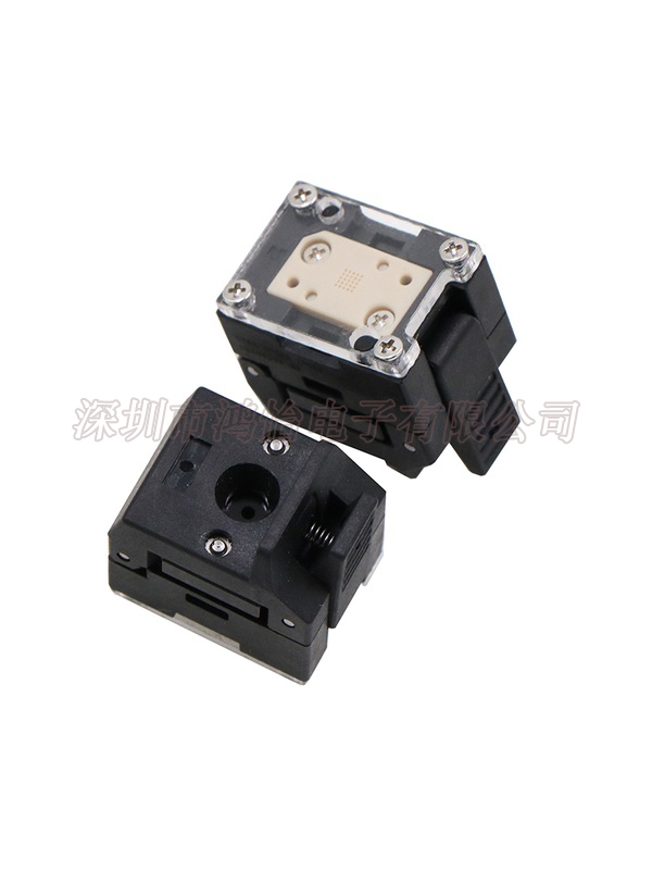 定制BGA25-0.4翻盖探针老化测试座 定制BGA25-0.4翻盖探针老化测试座