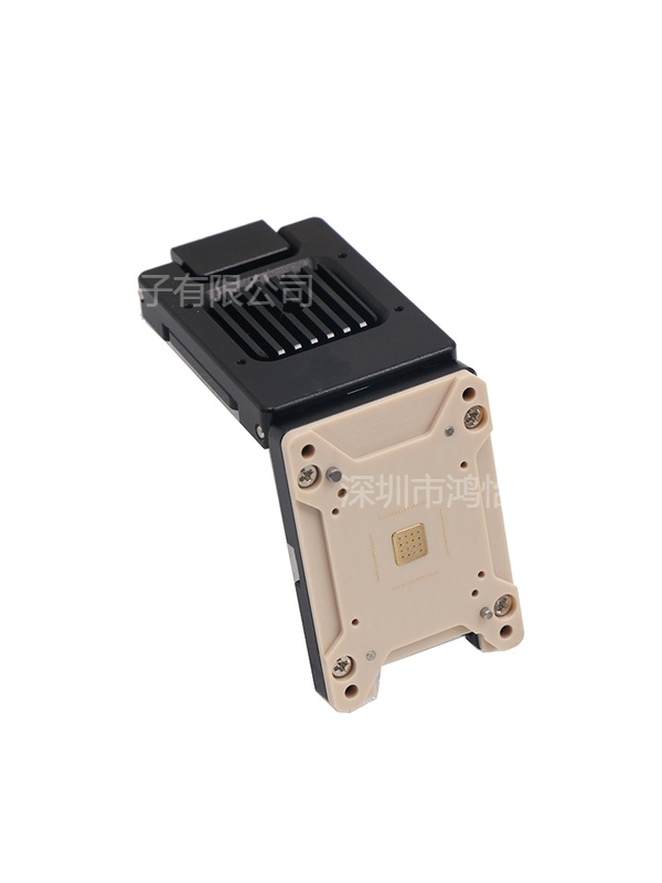 定制QFP64pin-0.5mm芯片老化测试座_带散热 定制QFP64pin-0.5mm芯片老化测试座_带散热