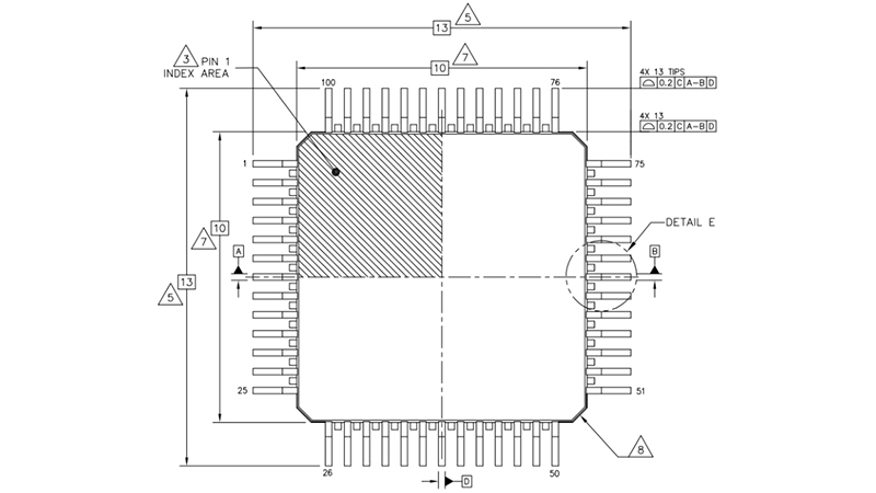 鸿怡电子HMILU品牌QFP100pin芯片测试治具的关键应用