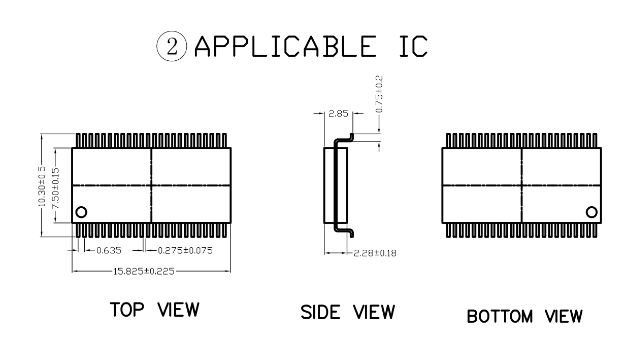 SSOP48-0.635芯片图纸