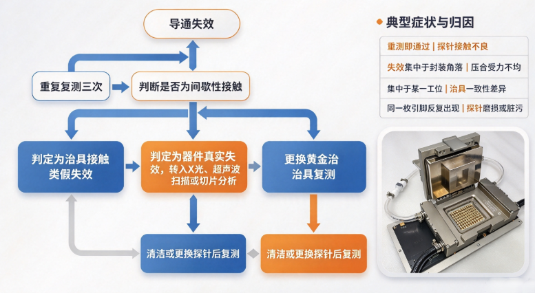 GPU芯片导通测试夹具解决方案4