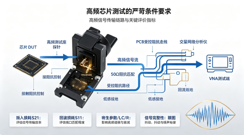 高频芯片测试socket