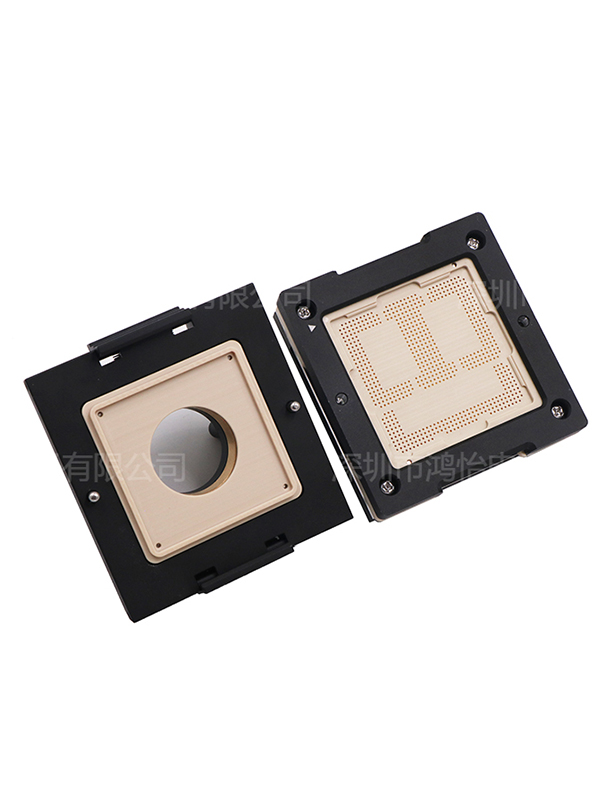 定制LGA662pin合金双扣旋钮探针模块测试座