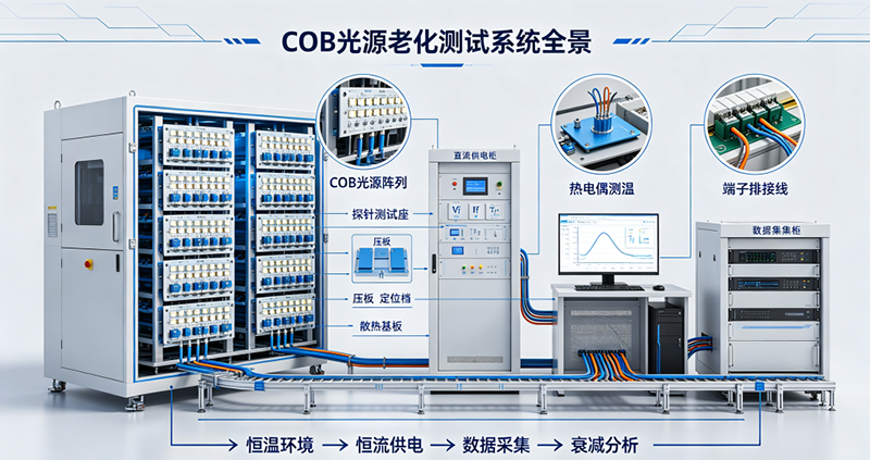 光电器件COB光源SMD测试座解决方案4