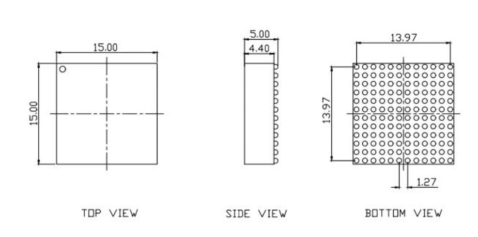 BGA144pin电源芯片图纸 BGA144pin电源芯片图纸