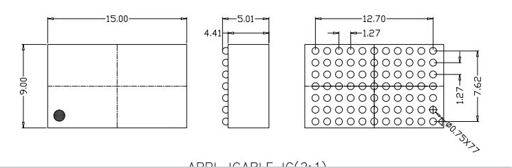 BGA77pin电源芯片图纸