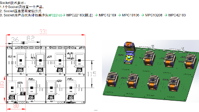 为电源芯片/模块测试服务:鸿怡电子电源模块LGA72pin封装老化测试座socket应用案例