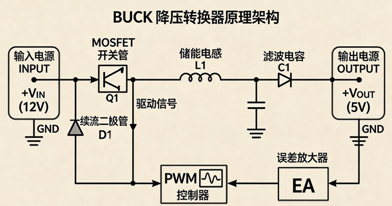 BUCK降压转换器芯片测试流程