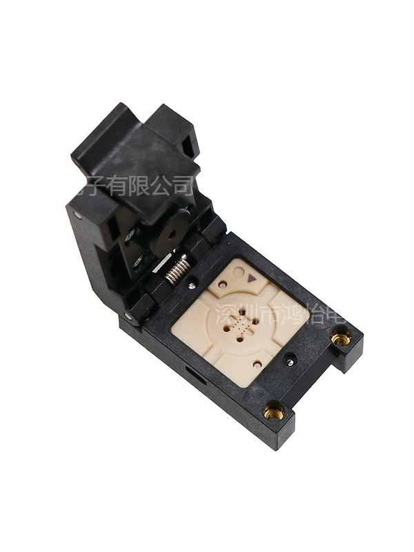 定制DFN8pin-0.5mm芯片老练插座