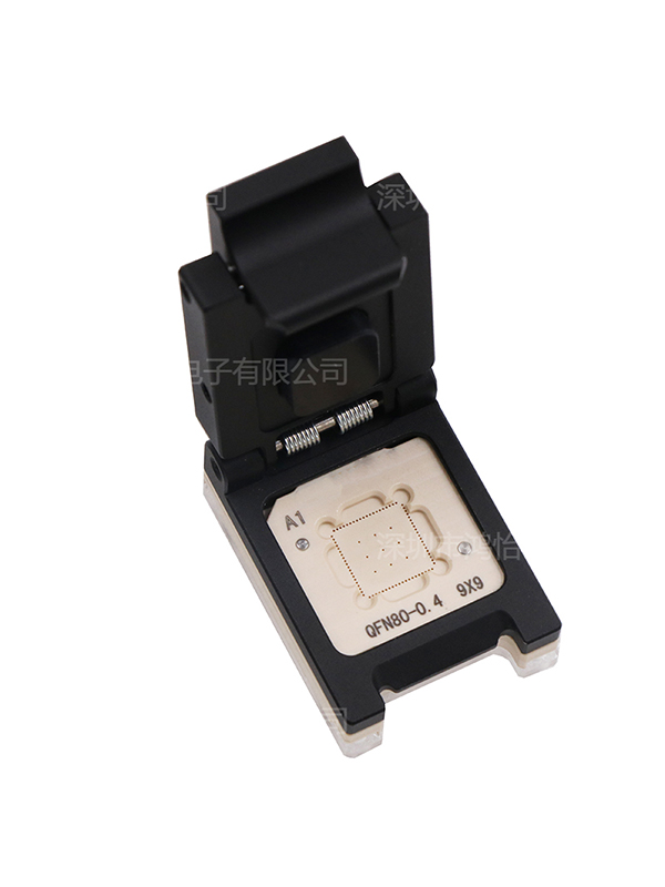定制QFN80pin-0.4mm芯片测试座