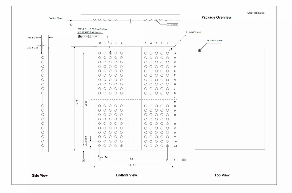 BGA200芯片夹治具