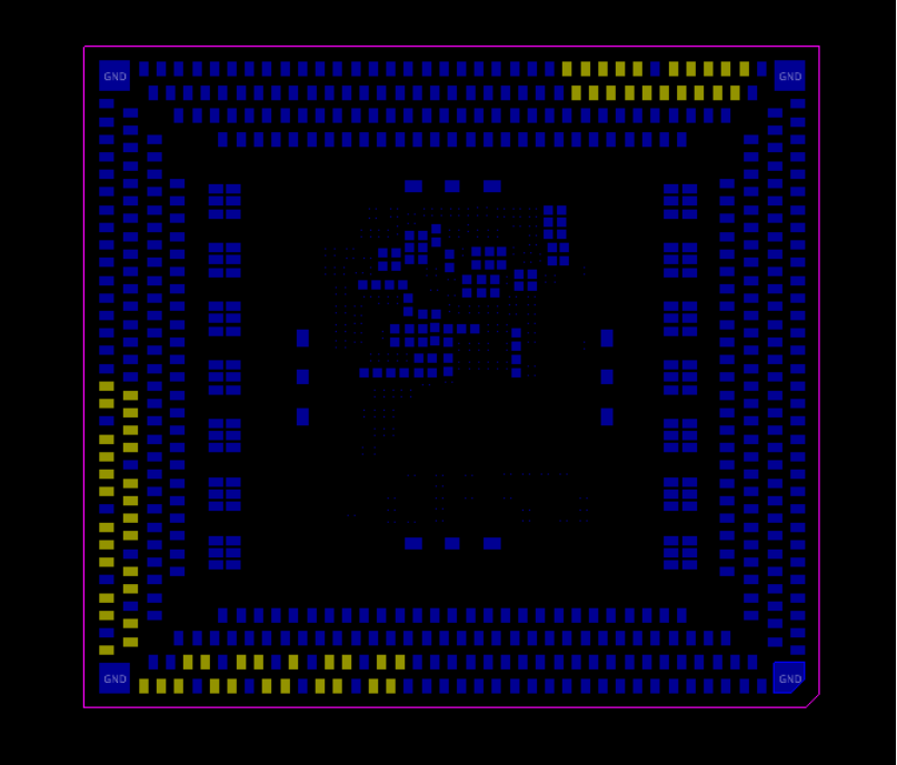 LGA524模块尺寸图
