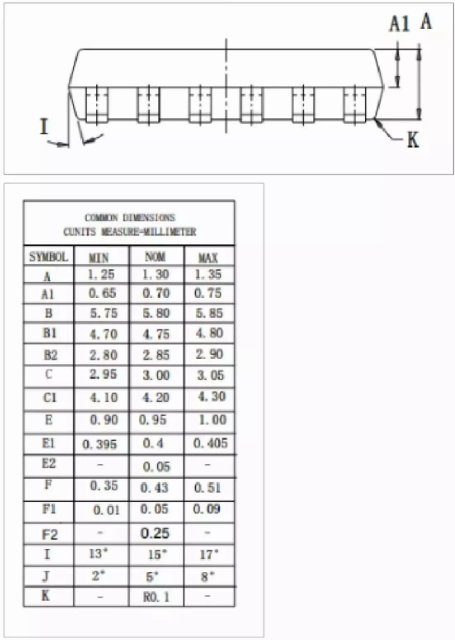 SOP12pin芯片图纸