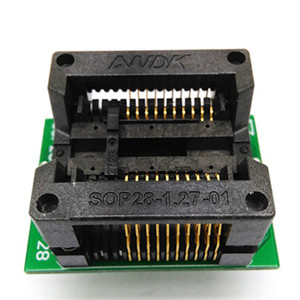 SOP20(28)-1.27下压弹片IC烧录座