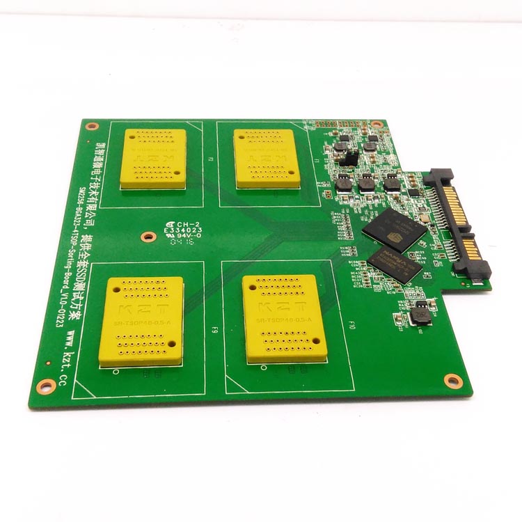 SSD一拖四慧荣SM2256K主控 转DIP48测试板