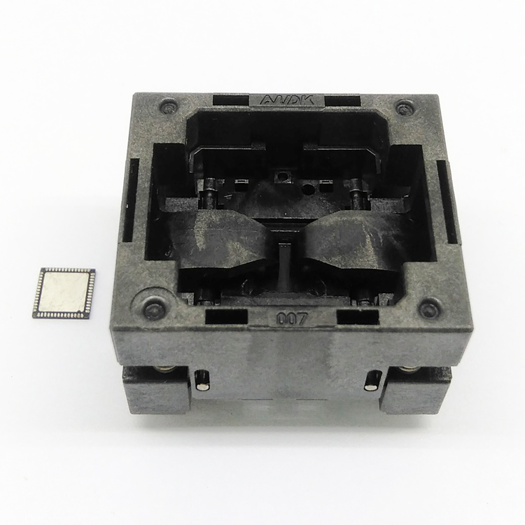 新品 QFN56-0.35下压探针老化座 高低温测试座 新品 QFN56-0.35下压探针老化座 高低温测试座