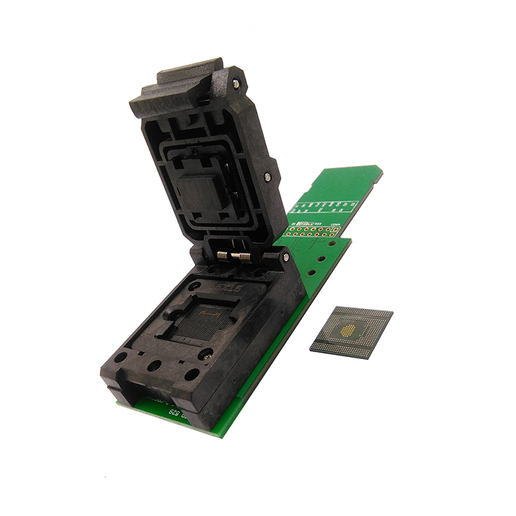 EMCP529翻盖弹片转SD接口芯片测试座