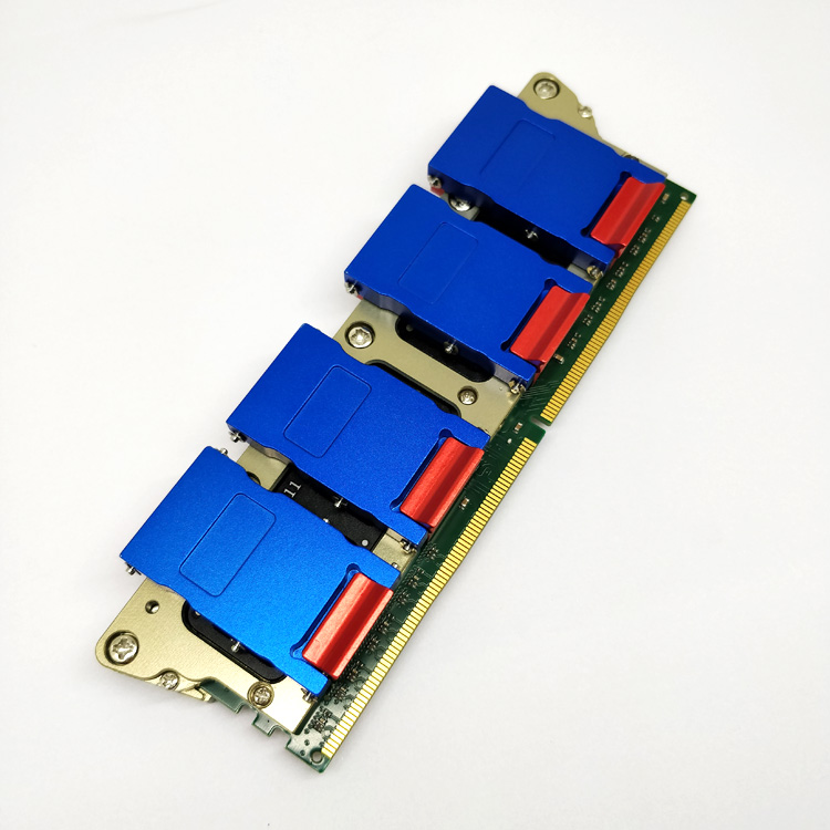 DDR4导电胶内存颗料测试治具2