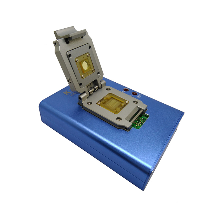 eMCP221探针金属盒转USB3.0母口测试座BGA221转USB3.0测试座