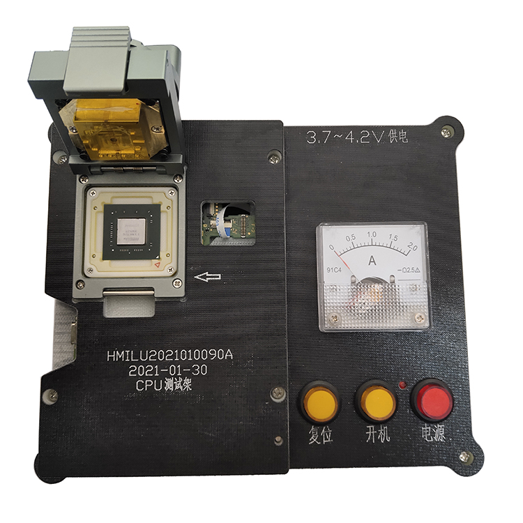 BGA封装有球测试治具CPU测试架测试夹具探针座IC功能检测socket