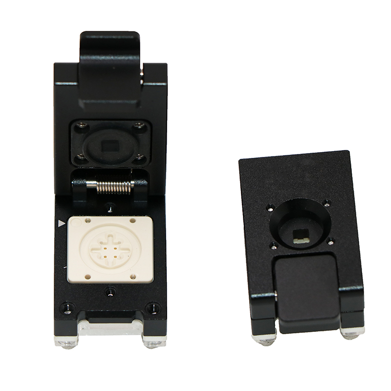 定制SMD-4PIN贴片翻盖探针测试座老化座socket晶振