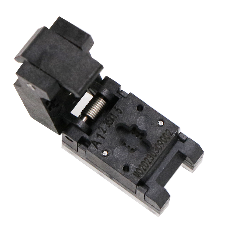 定制LGA6-0.6PEI塑胶老化座测试座烧录座socket夹具治具