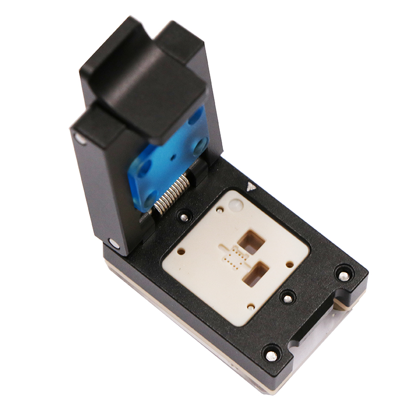 定制DFN12感光传感器测试夹具测试座烧录治具socket