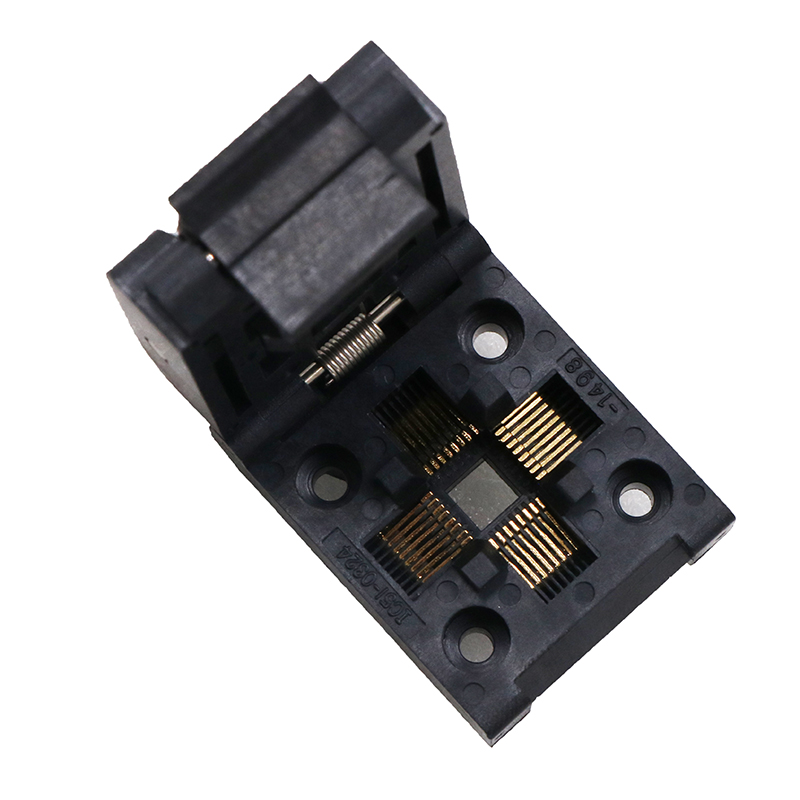 QFP32pin-0.8mm-7*7mm翻盖老化测试座