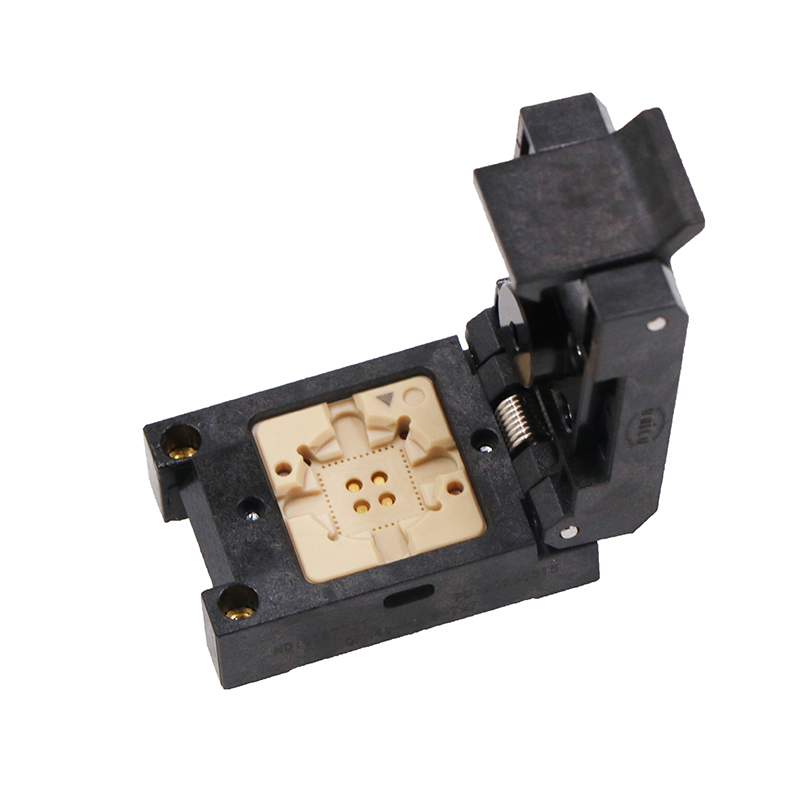 QFN48pin-0.5mm-7x7mm翻盖探针芯片老化座
