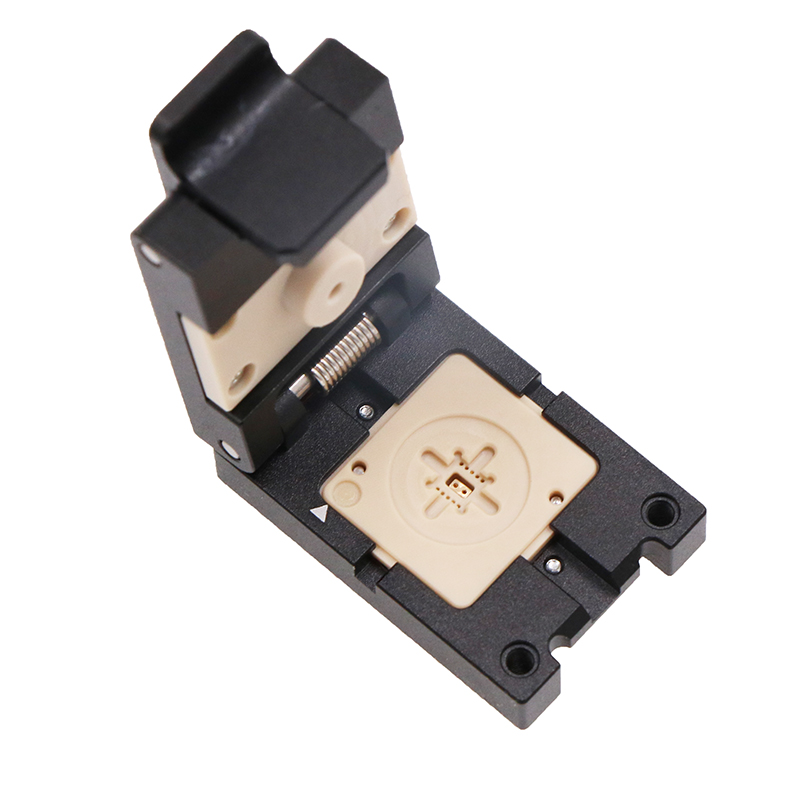 DFN10pin-0.5mm-3X2mm合金翻盖探针芯片测试座