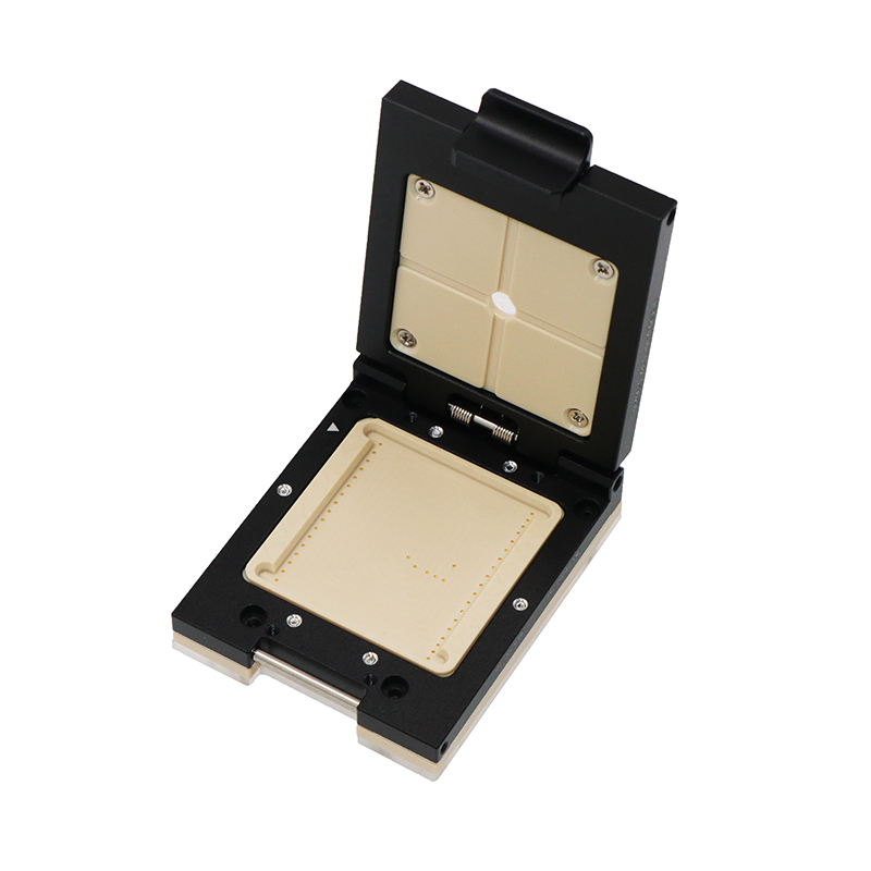 HMILU-邮票孔模块36pin-2.0mm-30×35mm合金翻盖测试座socket