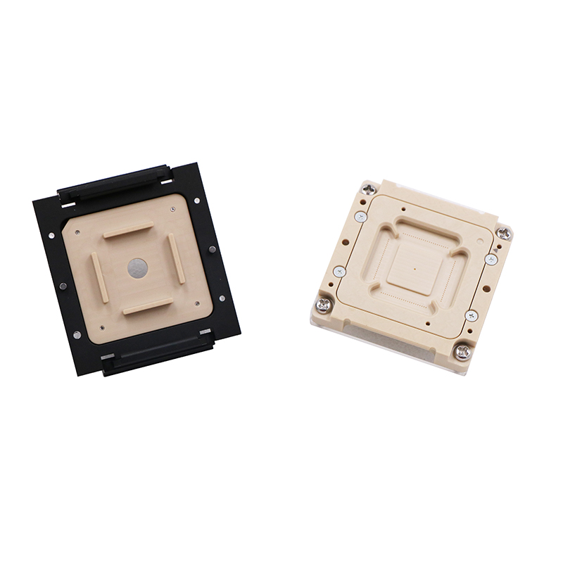 HMILU-QFP92pin-0.65mm-18x18mm翻盖旋钮合金探针芯片测试座 HMILU-QFP92pin-0.65mm-18x18mm翻盖旋钮合金探针芯片测试座