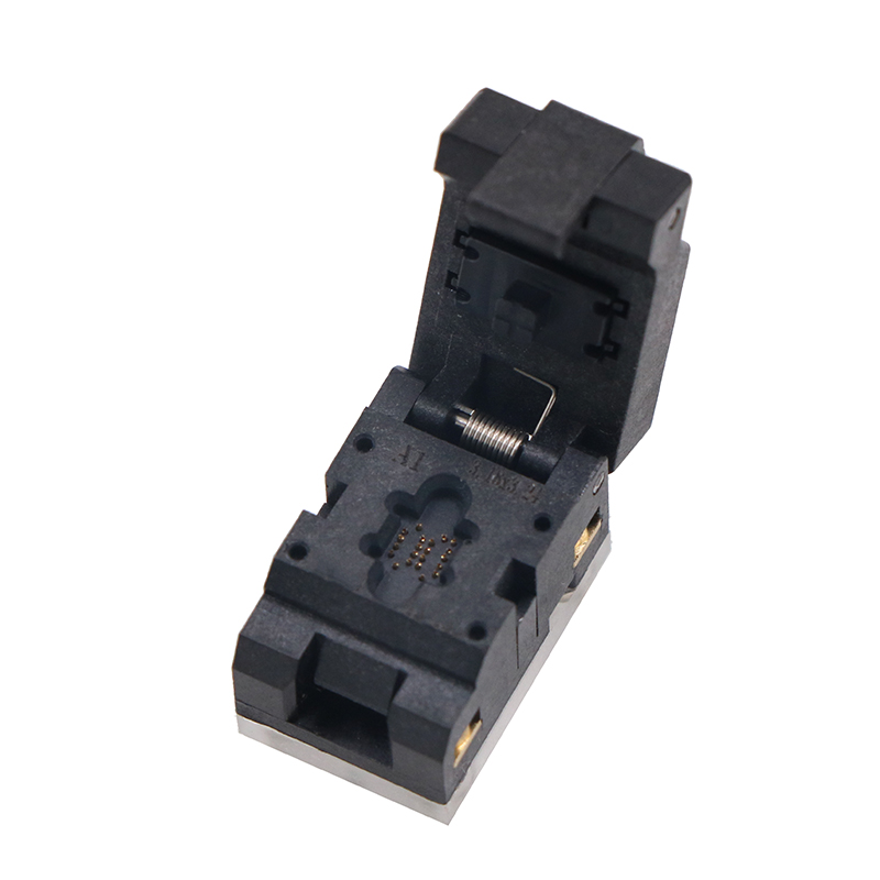 定制WLCSP21pin-0.5mm-3.24X3.18mm塑胶翻盖芯片测试座