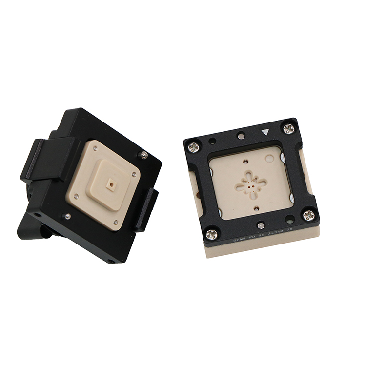 DFN8pin-0.65mm-3×3×0.75mm双扣式手自一体芯片测试座socket