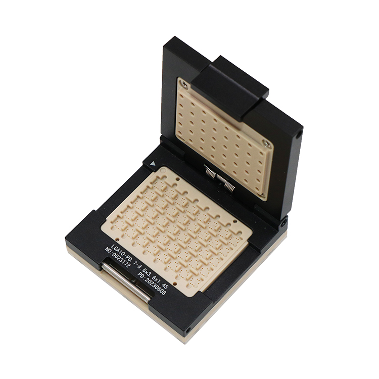 LGA10pin-0.7mm-3.6×3.6×1.45mm一拖40工位芯片测试座socket
