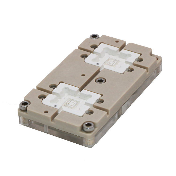 EMMC153（实际下针83pin）ATE自动化一拖双工位芯片测试座socket