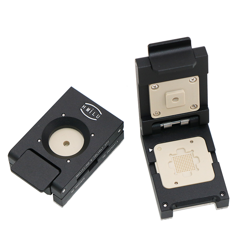 BGA121pin合金翻盖式探针芯片测试座socket