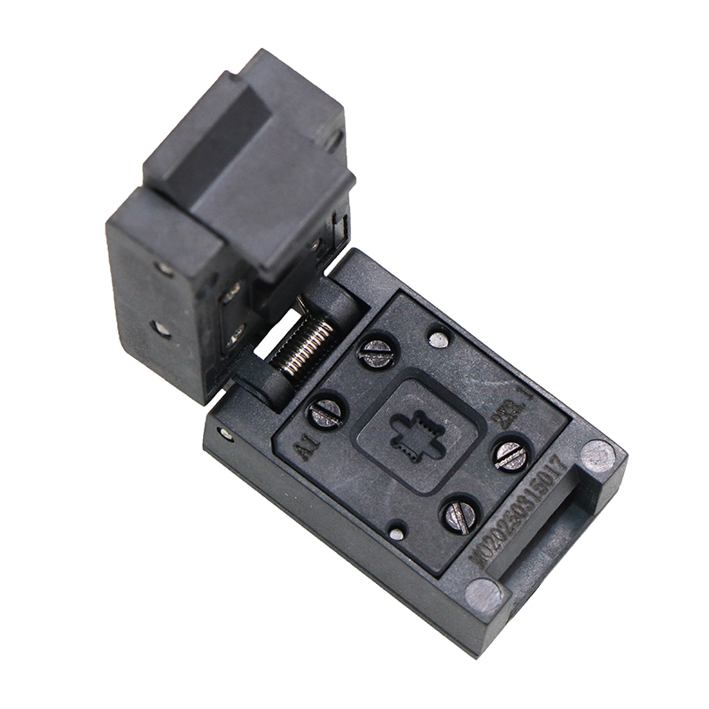SSOP8pin塑胶翻盖式探针芯片老化测试座socket