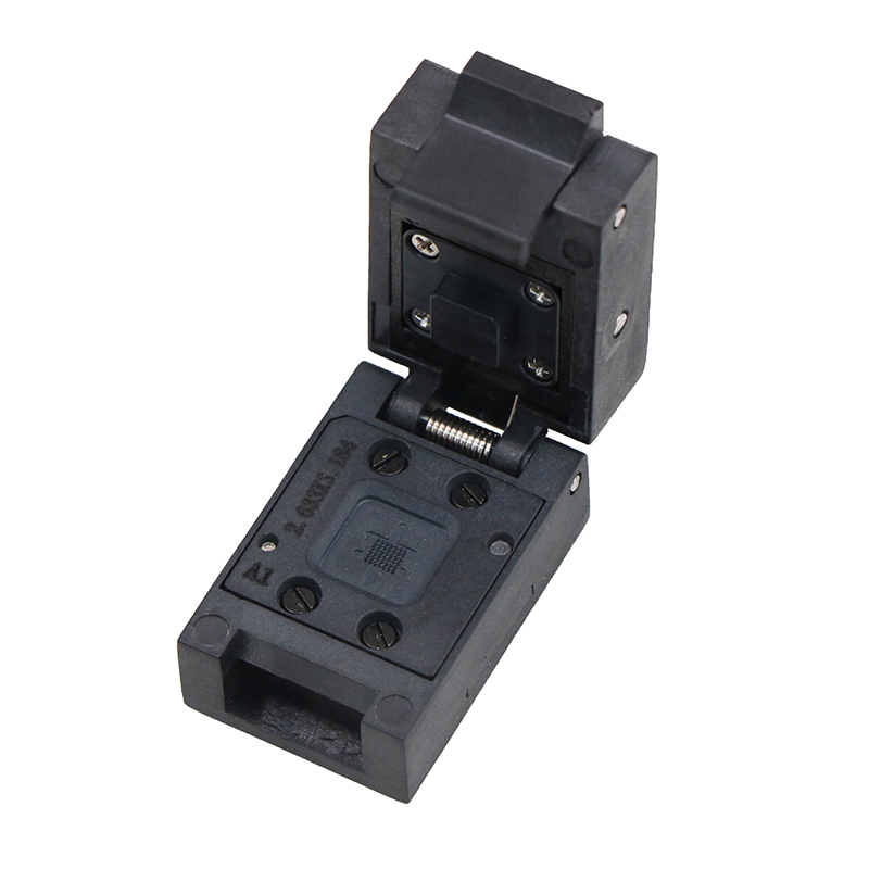 WLCSP42pin-0.4mm塑胶翻盖式晶圆级芯片探针测试座socket