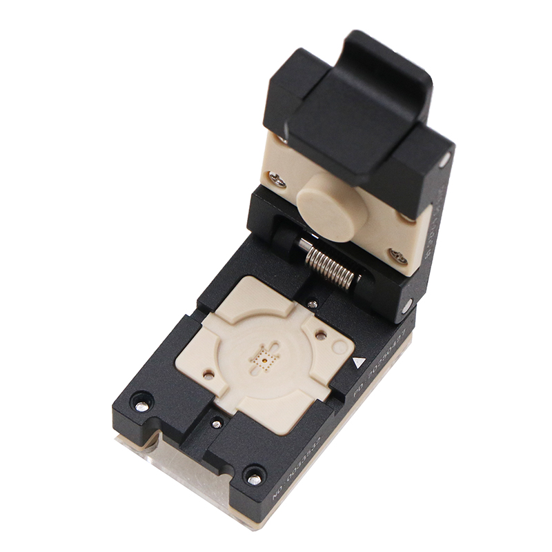 LGA16pin-0.4mm合金翻盖式探针芯片测试座socket