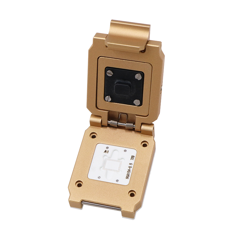 BGA104pin-0.5mm合金翻盖式探针芯片测试座socket