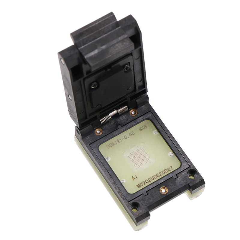 BGA121pin-0.65mm-8x8mm塑胶翻盖式芯片烧录座