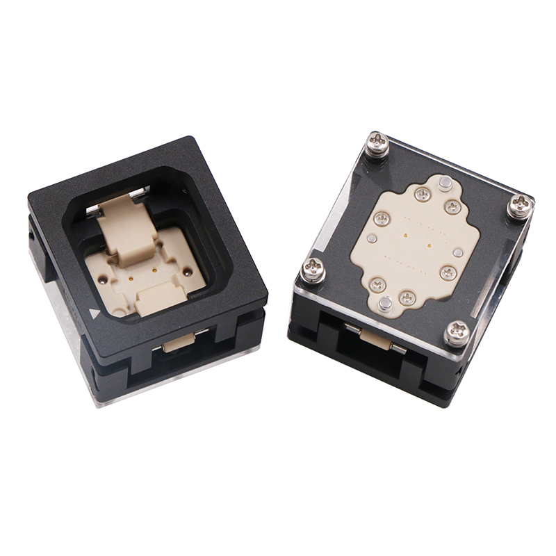 DFN8pin-2.0mm合金下压式探针开尔文测试座socket